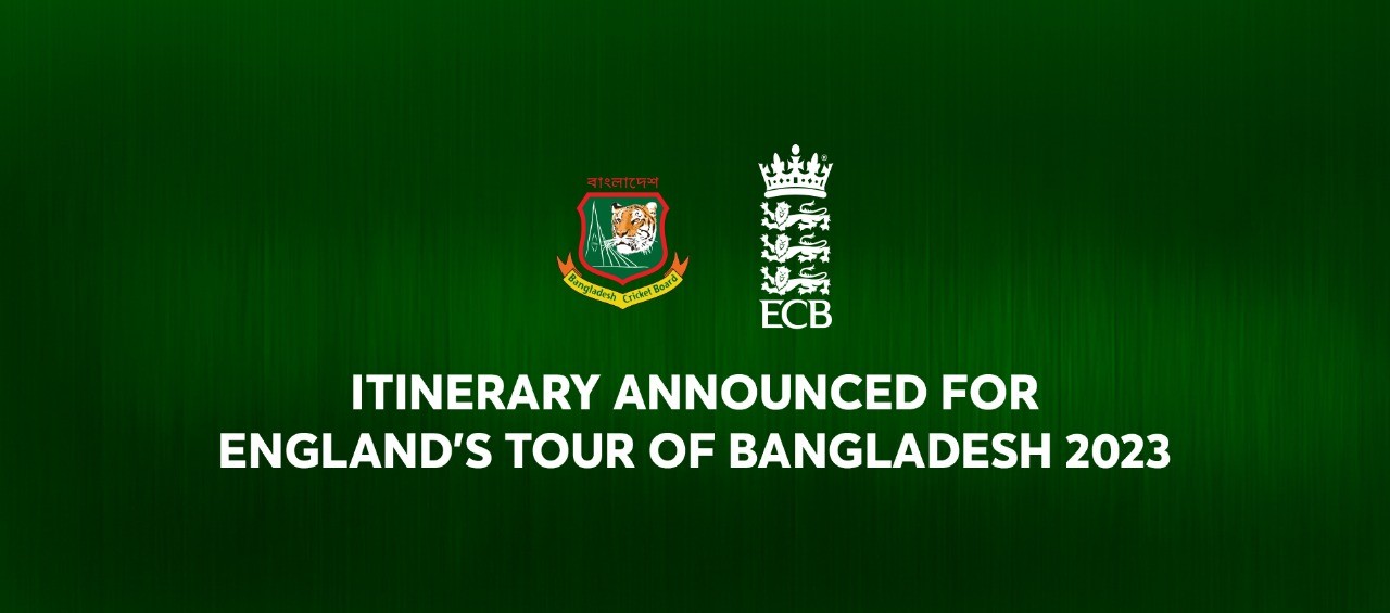 Itinerary Announced for England’s Tour of Bangladesh 2023