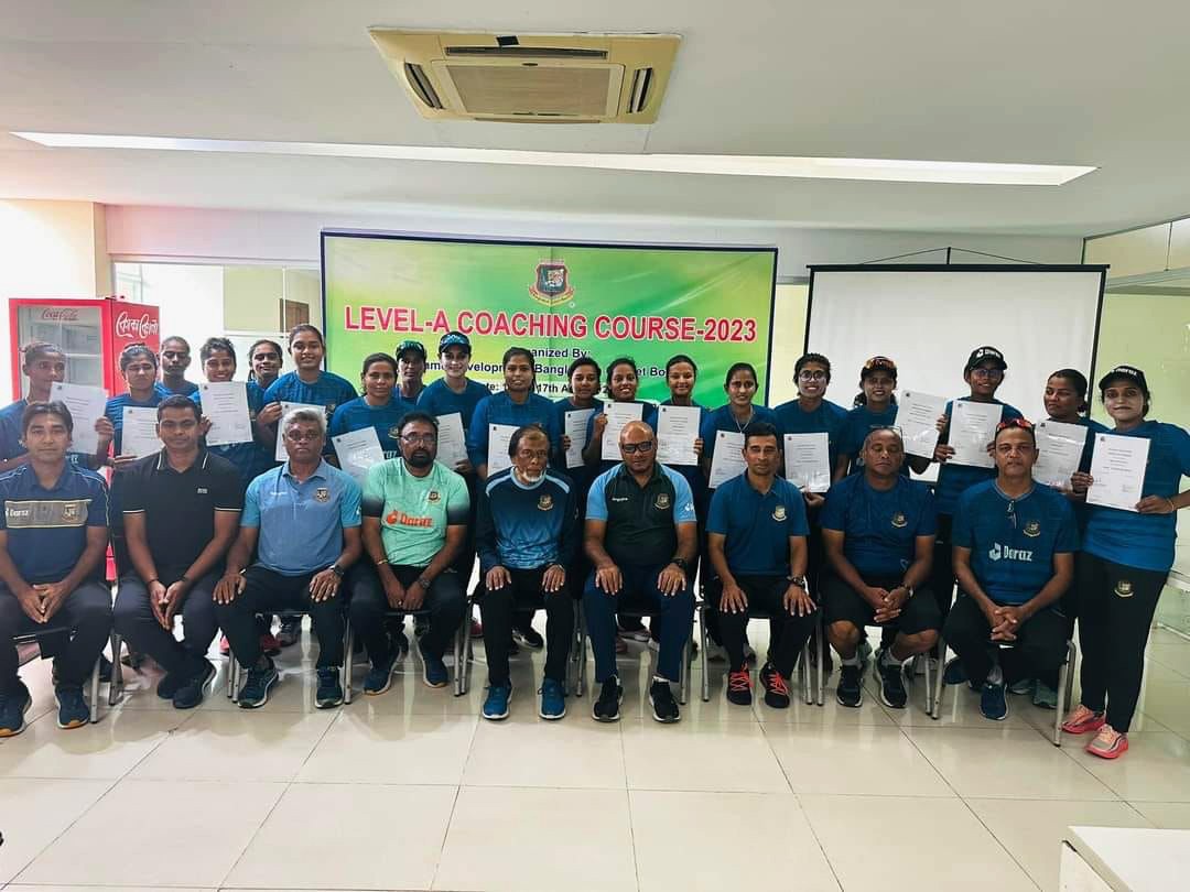 Level A Coaching Course of Bangladesh Women’s Team members