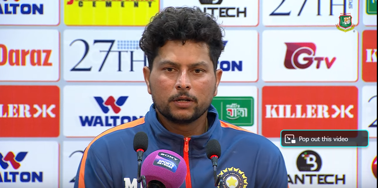 Kuldeep Yadav press conference (close of play Day 3, first Test)