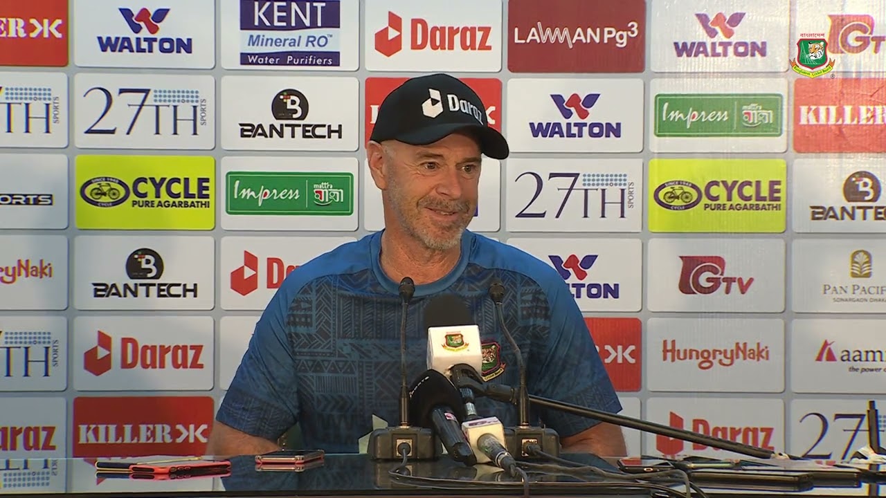 Bangladesh Batting Coach Jamie Siddons Press conference  (close of play Day 1, second Test)