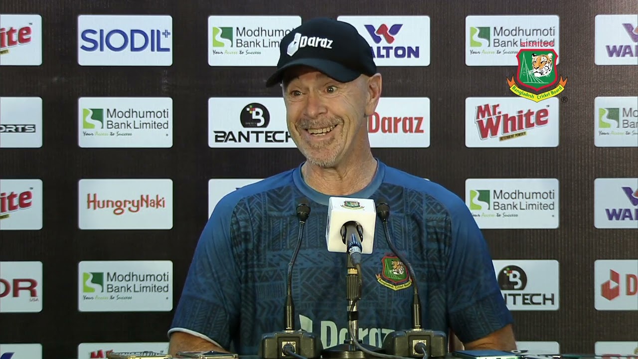 Press conference (Close of Play | Only Test) | Jamie Siddons, Bangladesh Batting Coach | Day 02