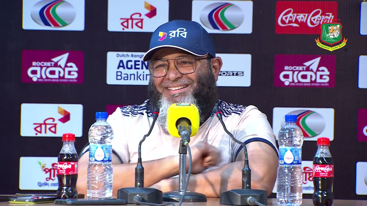 Media conference | Mushtaq Ahmed, Bangladesh Spin Bowling Coach | BANvSA | 2nd Test | Day 02