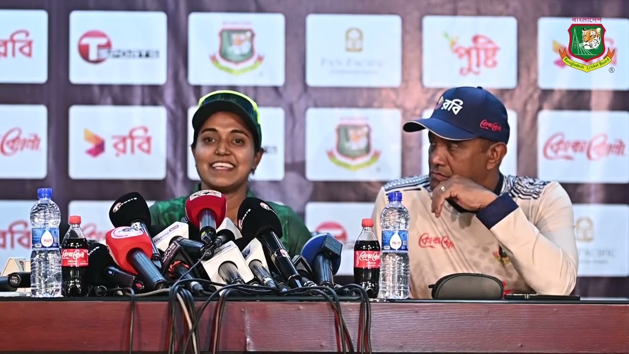 Pre-series media conference | Hashan Tillakaratne & Nigar Sultana Joty