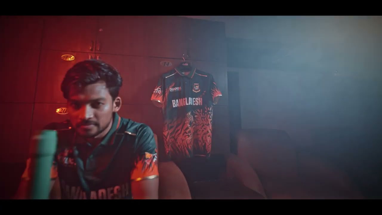 Introducing the Bangladesh Team jersey for Champions Trophy 2025. Let's roar together!