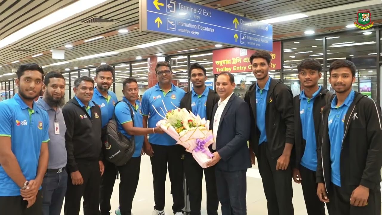 The U-19 Champs are back home following their tremendous victories!