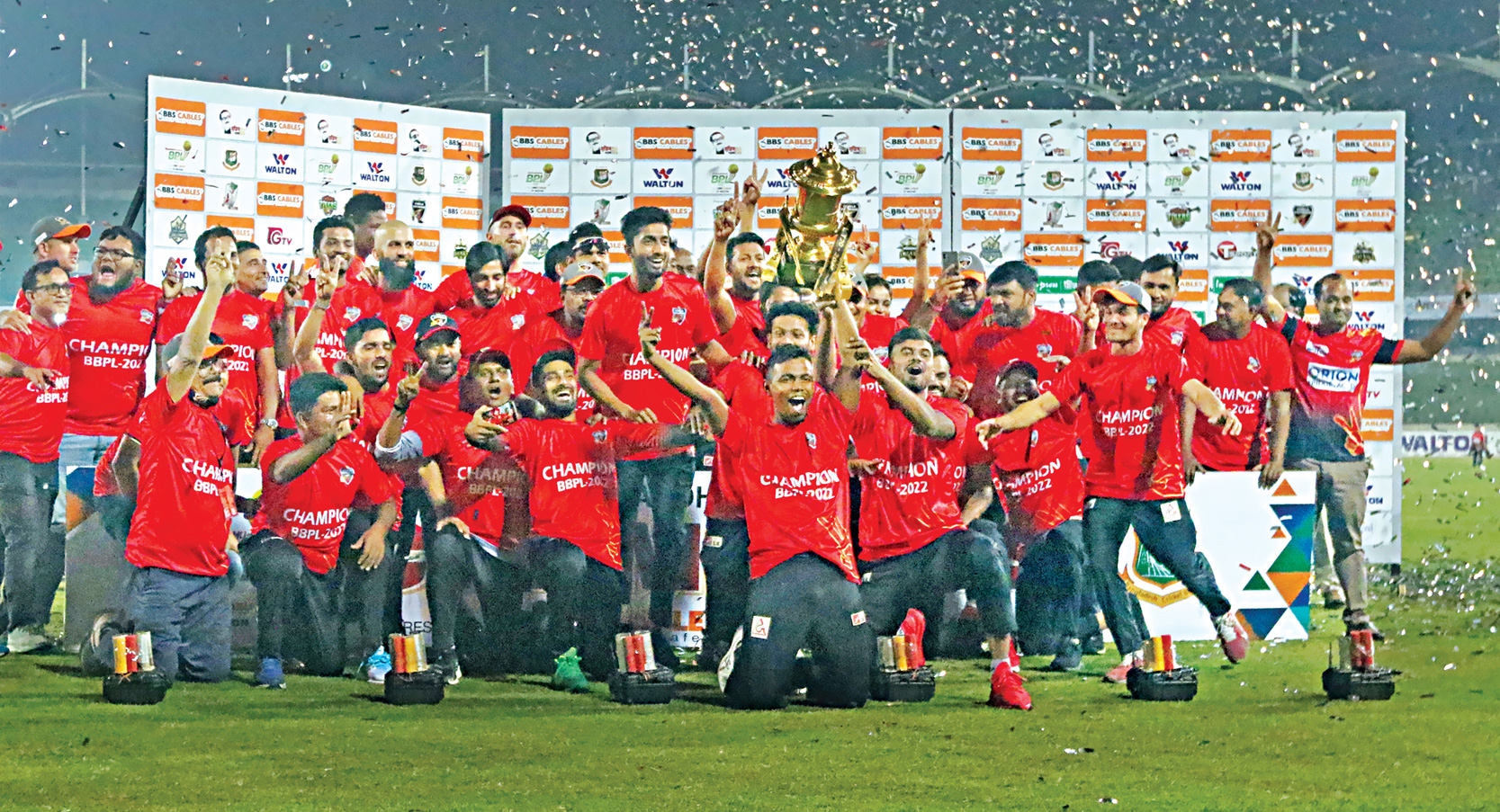 BBPL 2022: Comilla Victorians lift the BBPL 2022 cup