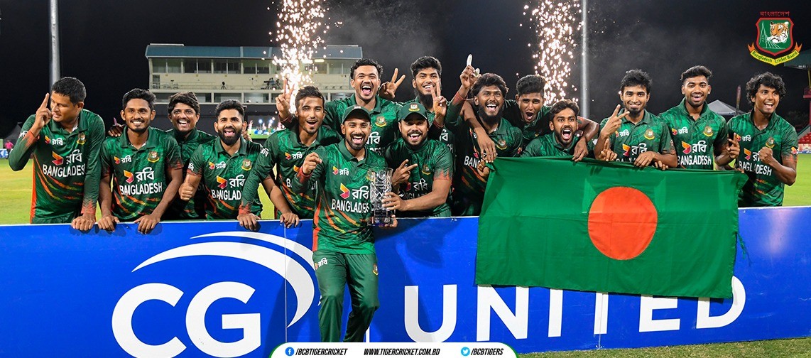 First clean sweep in an away T20 series against the West Indies