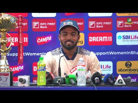 Pre-match press conference | Towhid Hridoy, Bangladesh | India vs Bangladesh | 1st T20i