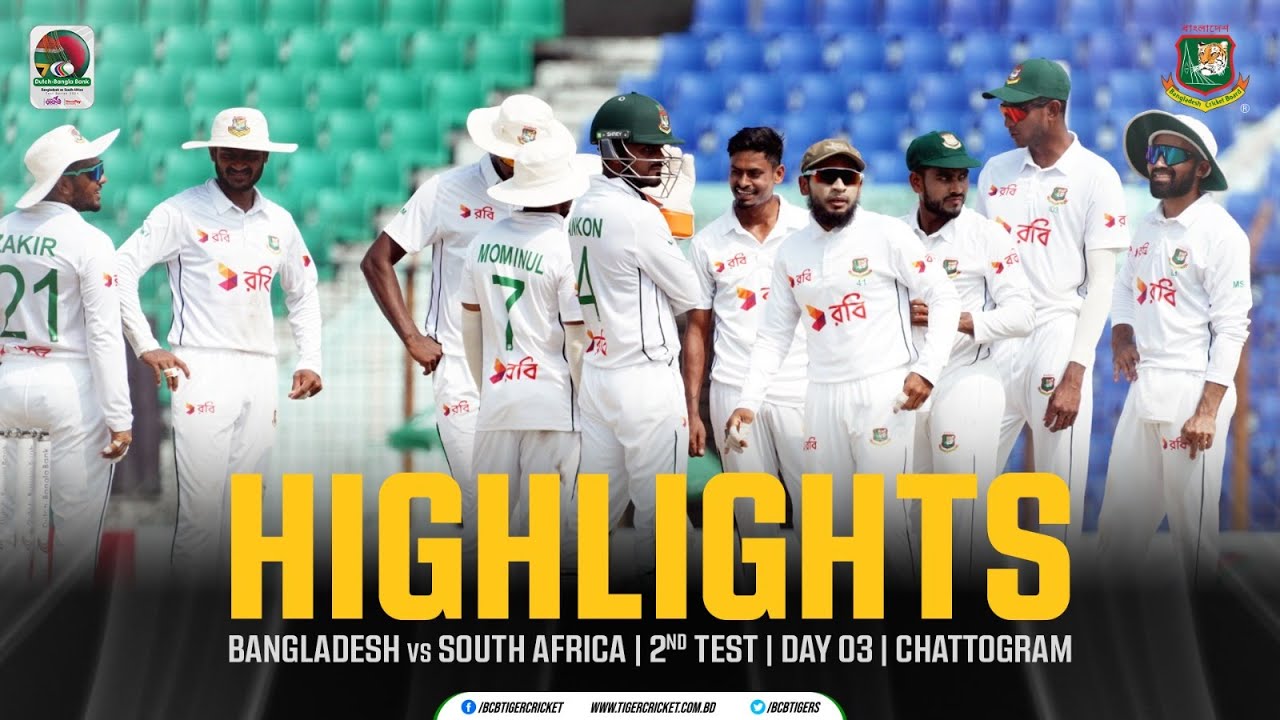 Highlights | 2nd Test | Day 03 | Bangladesh vs South Africa